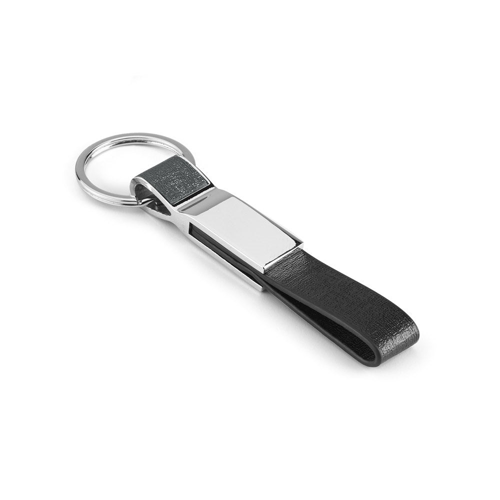 TRAVOLTA. Metal and PU card and keyring set