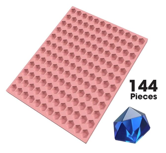Icosahedron Silicone Mold with 144 Forms at 2.85mL