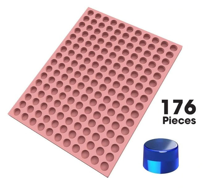 Cylinder Silicone Mold with 176 forms at 3.2mL