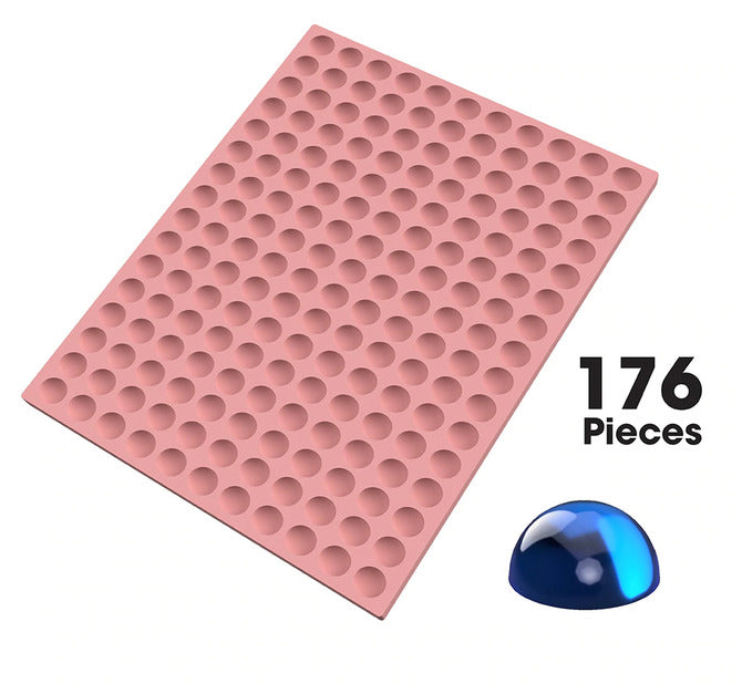 Gumdrop Dome Silicone Mold with 176 Forms at 2.15mL