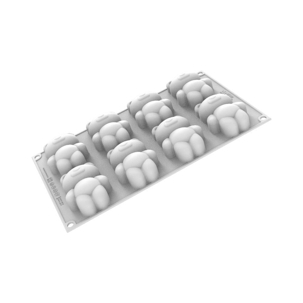 Teddy Bear 68 Silcone Mold - 8 Forms