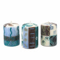 Hand-Painted Candles - Maji Set of 3