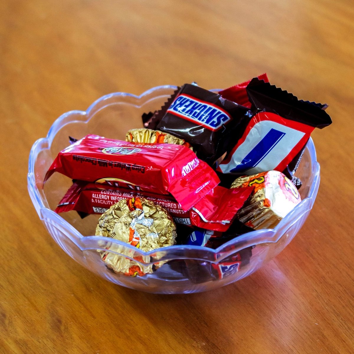 Clear Hard Plastic Bowl - 8 ounce