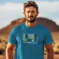 Modernism Week Tiki Unisex T-shirt - Electric Blue